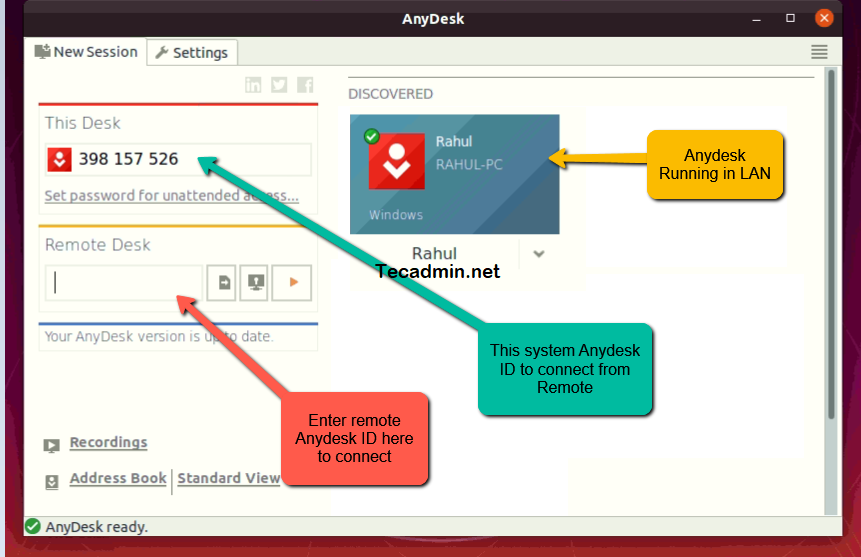 Настройка anydesk на андроид