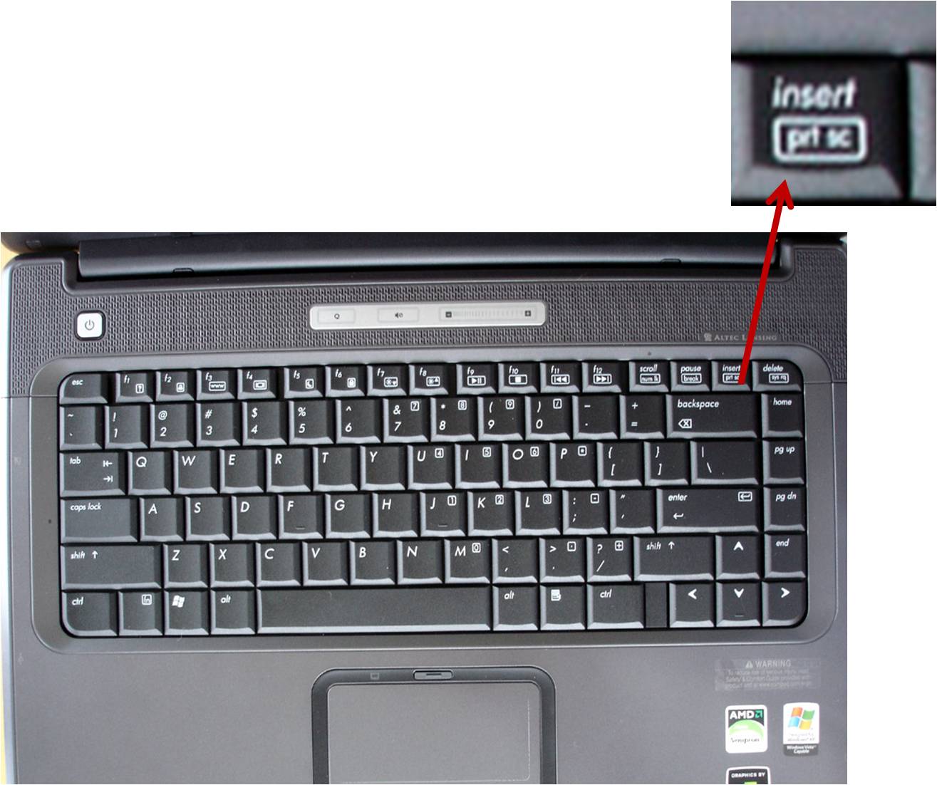 Question: how to turn insert off on laptop