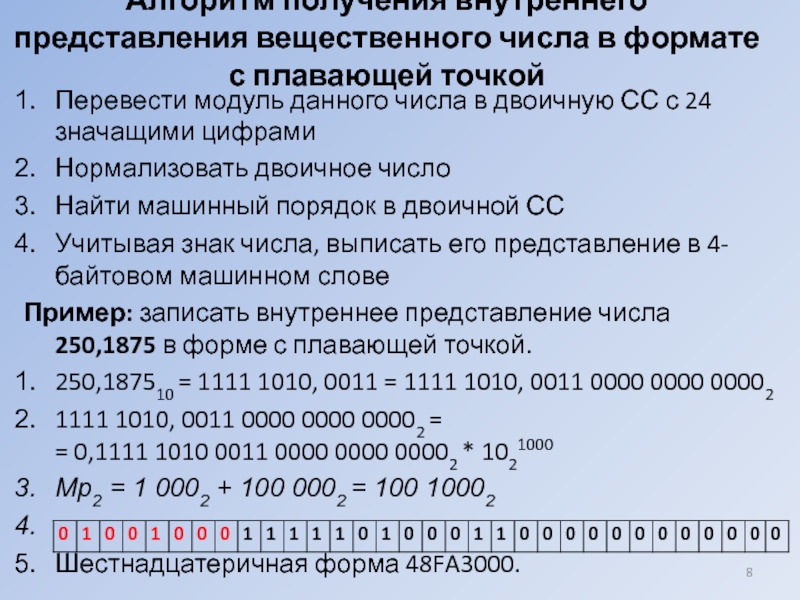 Компьютерная информация и архитектура эвм