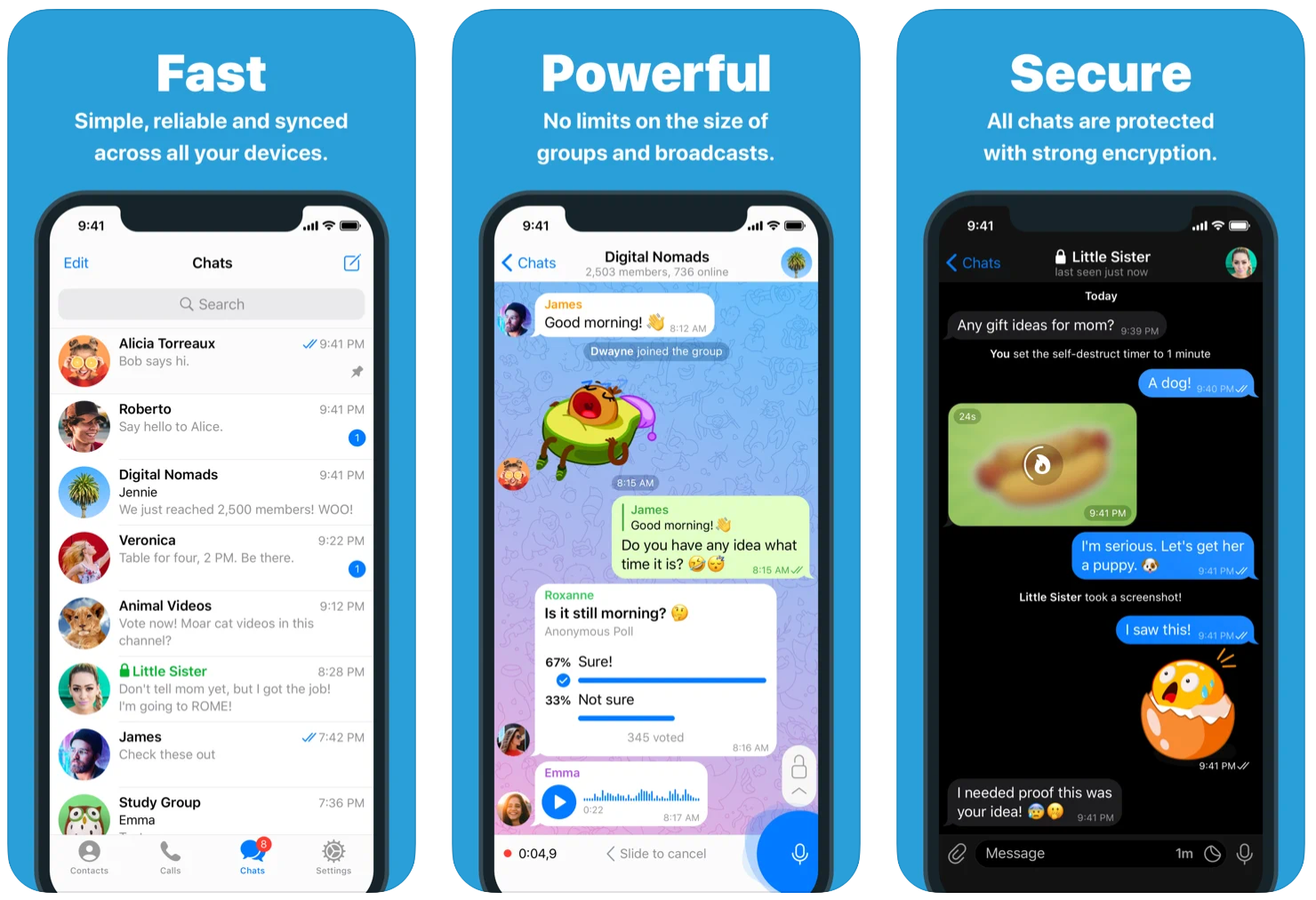 Telegram бесплатно на русском языке
