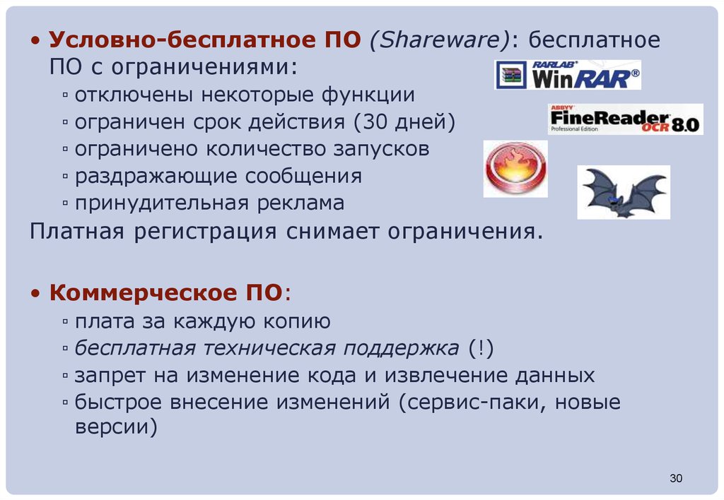 Условно-бесплатные программы: какие можно так назвать