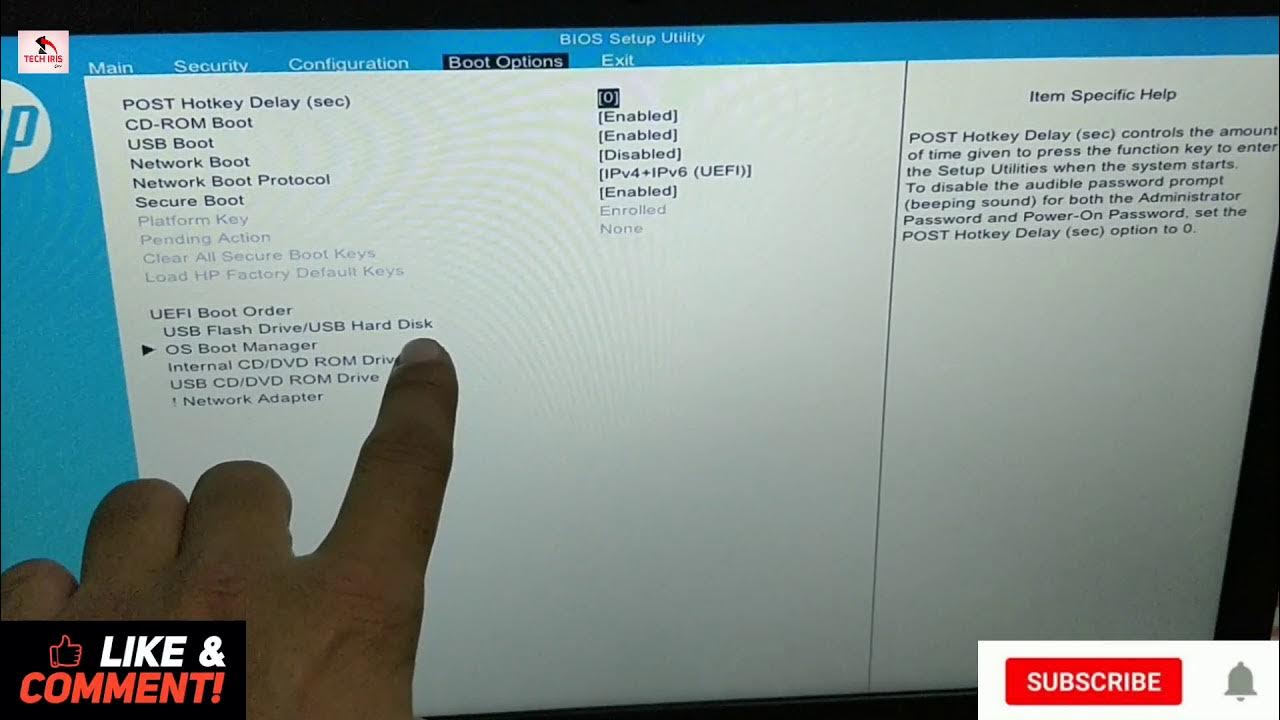 Способы зайти в биос на ноутбуке hp