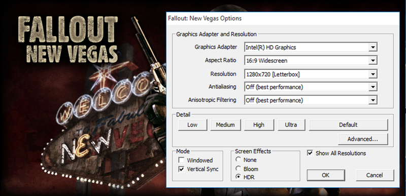 У меня большая проблема по Fallout New Vegas дело в том что она вообще не запускается