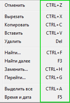Как вставить текст с помощь клавиатуры