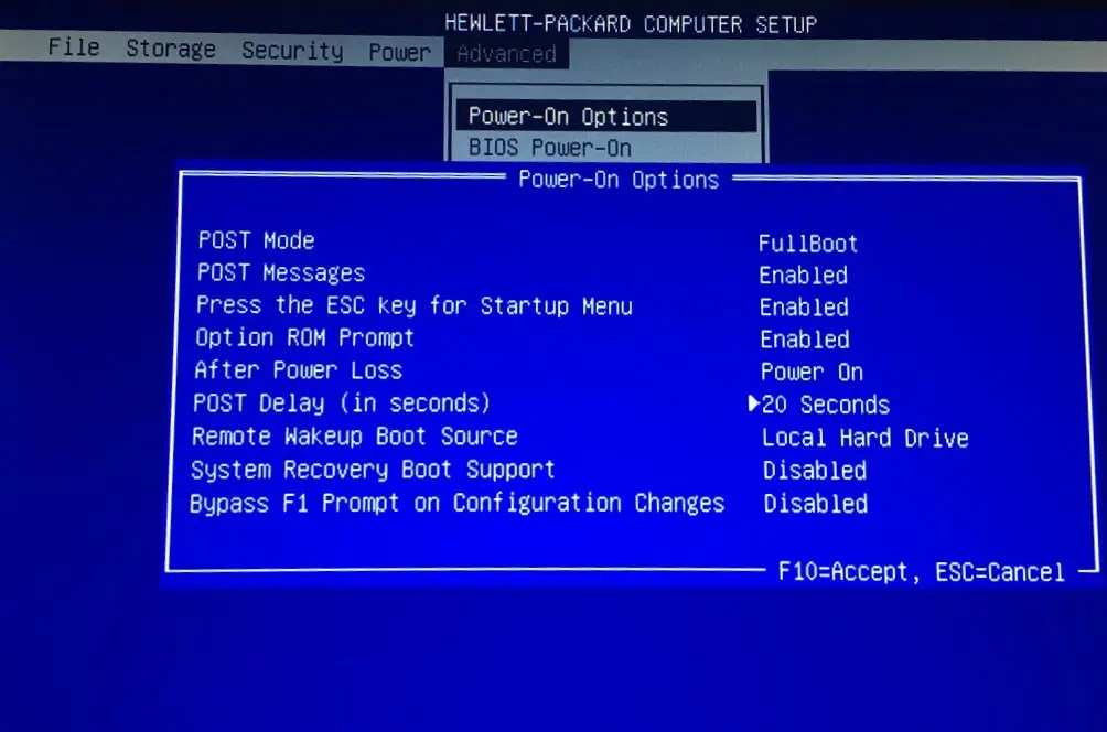 Меню загрузки на ноутбуке hp. горячие клавиши для входа в меню bios, boot menu, восстановления из скрытого раздела