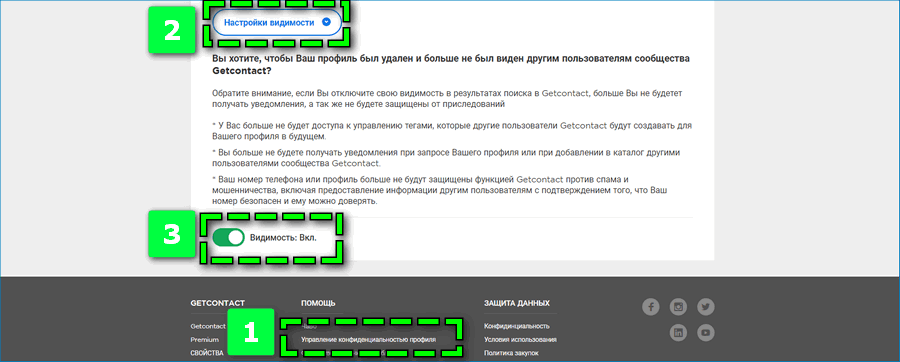Get contact войти по номеру телефона