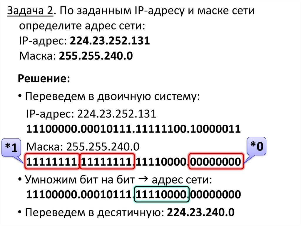 Что можно сделать с ip-адресом?