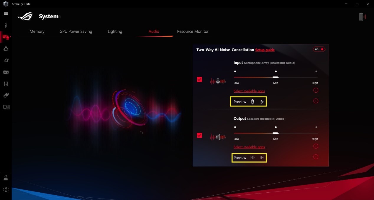 Armoury crate control interface support что это в биосе