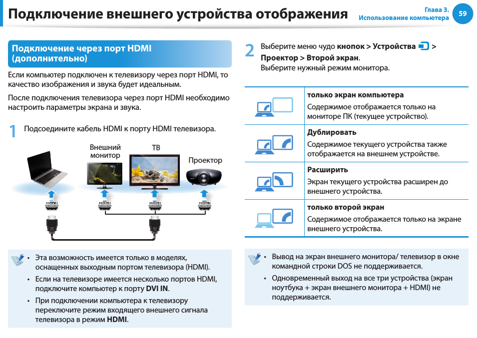 Практические рекомендации, как подключить компьютер или ноутбук к телевизору через кабель hdmi