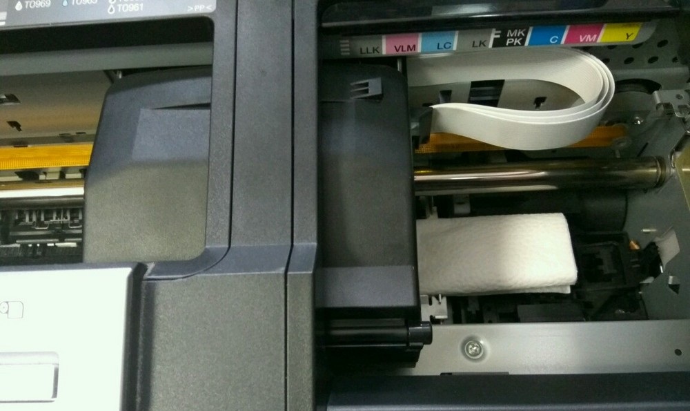 Чистка печатающей головки принтера epson