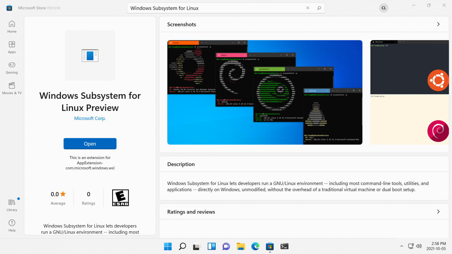 Установка bash в windows 10