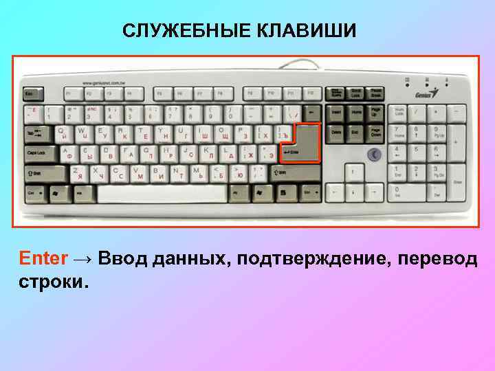 Где находится клавиша delete на клавиатуре?