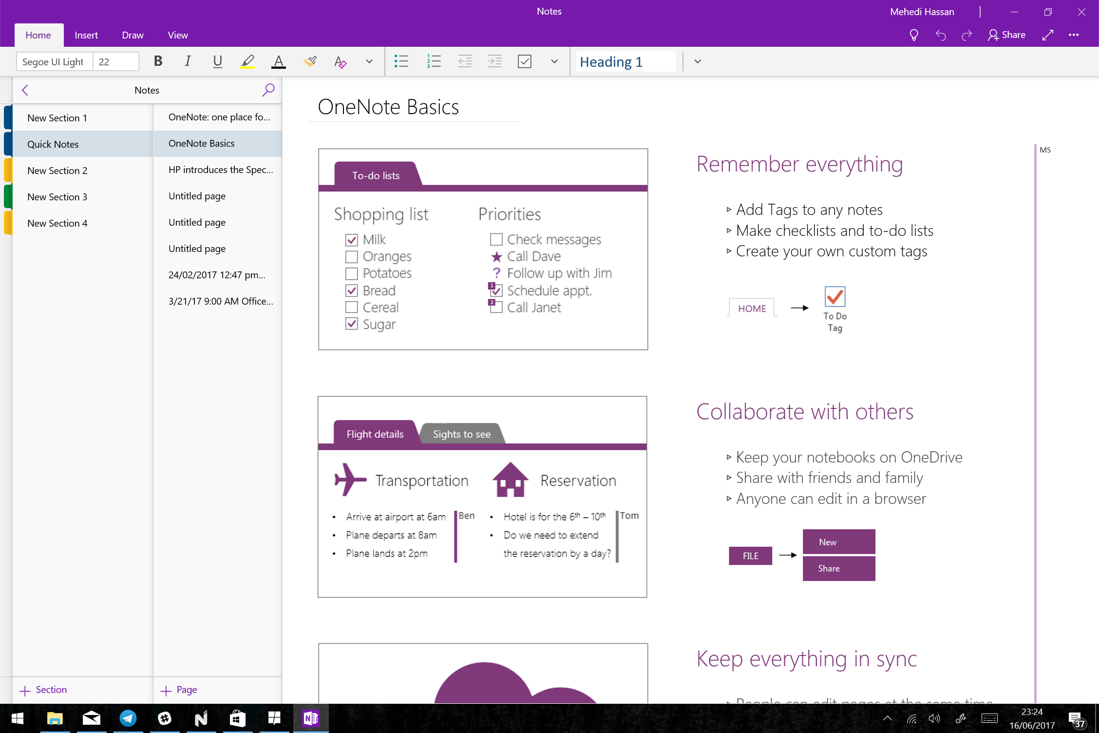 Обзор onenote — непростая записная книжка от microsoft