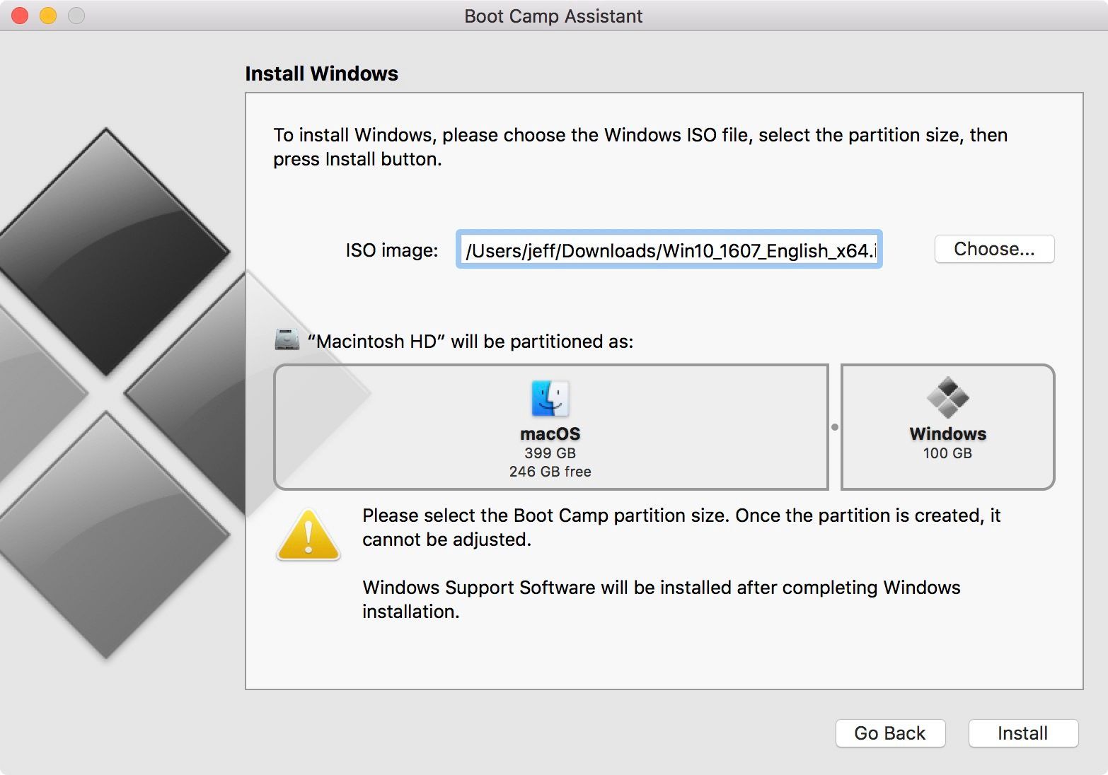Возможные проблемы при установке windows на mac [шаг-5]