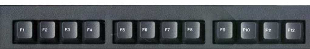 Как включить клавиши f1 f12?
