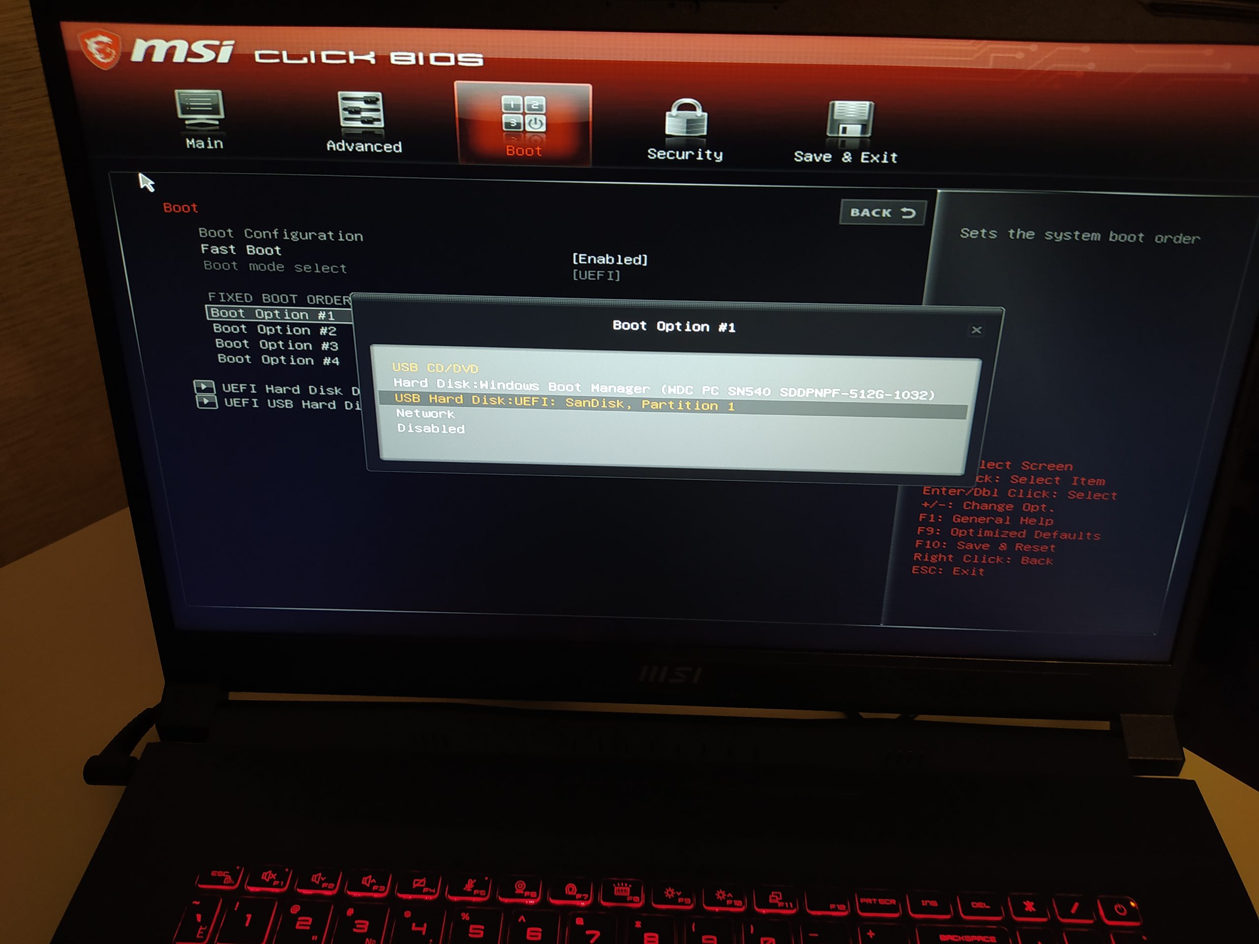 Msi click bios 5 установка windows 7. как зайти в биос на ноутбуке msi или хотя-бы в uefi? раздел main - главное меню