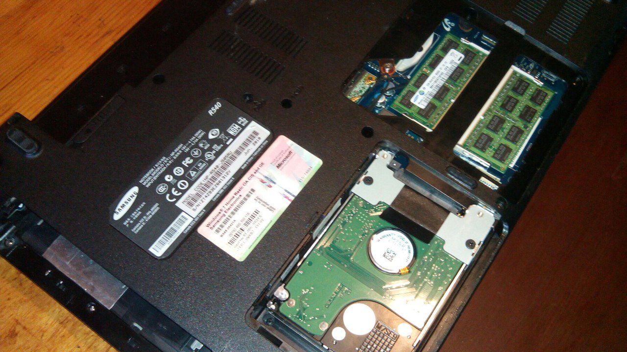 R540 samsung замена процессора